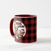 Dada Beer Baby Beer Kerst - Beste papa cadeau Mok (Voorkant links)