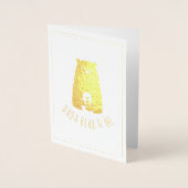 DADA BEER & IK | Vader Kinderen Dochter Zoon Dada  Folie Kaarten (Voorkant)