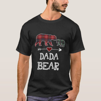 Dada Beer Kerstmis Pajama Red Pset Buffalo Famil T-shirt