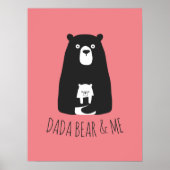 DADA-BEER & ME | Pa Kinder Daughter Son Dada Beer  Poster (Voorkant)