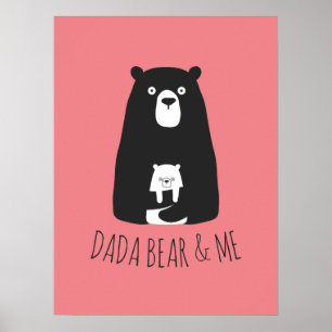 DADA-BEER & ME Pa Kinder Daughter Son Dada Beer Poster