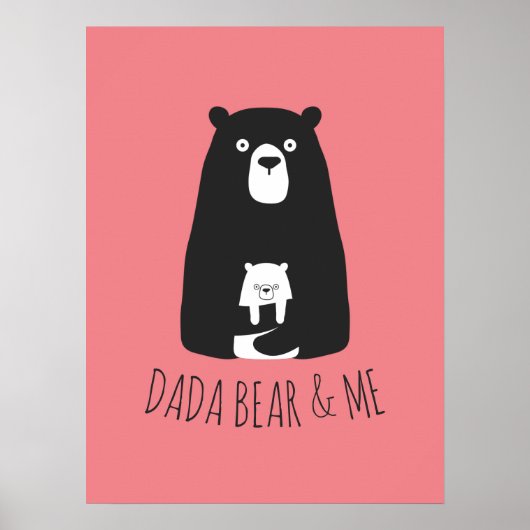 DADA-BEER & ME | Pa Kinder Daughter Son Dada Beer  Poster (Voorkant)