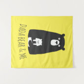 DADA-BEER & ME | Pa Kinder Daughter Son Dada Beer  Wandkleed (Voorkant (horizontaal))