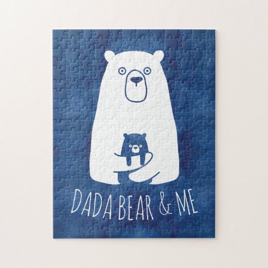 DADA-BEER & ME | Pap Kinder Dochter Son Dada Beer Legpuzzel (Verticaal)