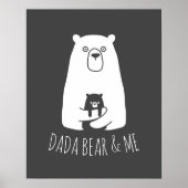 DADA-BEER & ME | Pap Kinder Dochter Son Dada Beer Poster (Voorkant)