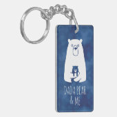 DADA-BEER & ME | Pap Kinder Dochter Son Dada Beer Sleutelhanger (Voorkant Links)
