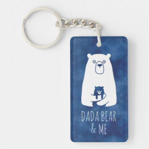 DADA-BEER & ME   Pap Kinder Dochter Son Dada Beer Sleutelhanger