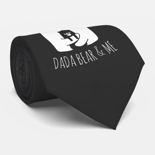 DADA-BEER & ME | Pap Kinder Dochter Son Dada Beer Stropdas (Opgerold)