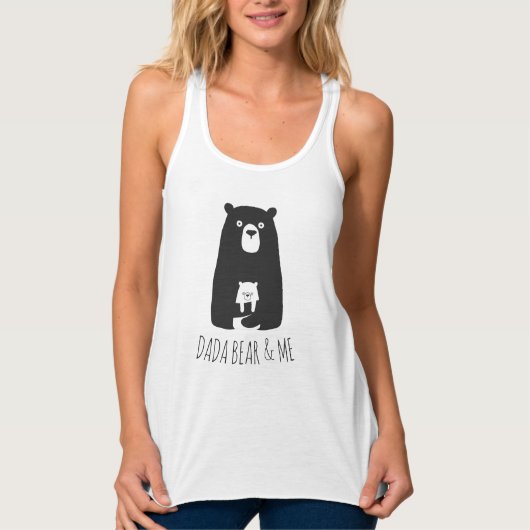 DADA-BEER & ME | Pap Kinder Dochter Son Dada Beer Tanktop (Voorkant)