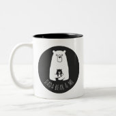DADA-BEER & ME | Pap Kinder Dochter Son Dada Beer Tweekleurige Koffiemok (Links)