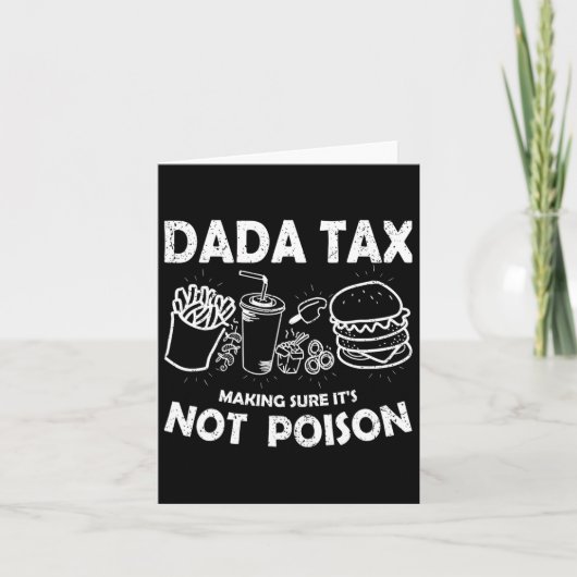 Dada-belasting om ervoor te zorgen dat het geen gi kaart (Voorkant)