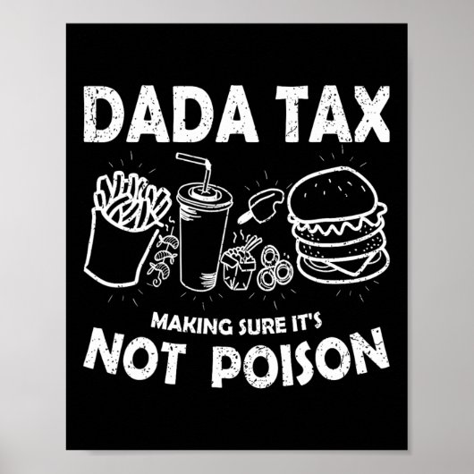 Dada-belasting om ervoor te zorgen dat het geen gi poster (Voorkant)