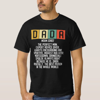 Dada betekent vader definitie grappige vader beste t-shirt