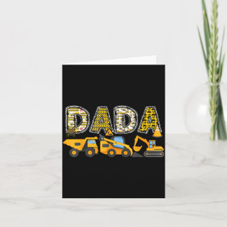 Dada Bouw Graafmachine Kinderen Overeenkomende Fam Kaart