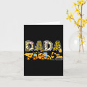 Dada Bouw Graafmachine Kinderen Overeenkomende Fam Kaart (Gele Bloem)