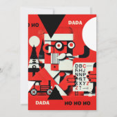 DADA Brief van de Kerstman De slee die het geheuge Kaart (Achterkant)