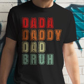 Dada Dad Bruh Funny Vaderdag T-shirt