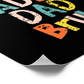 Dada Dad Bruh Retro  Husband en Poster (Hoek)