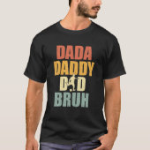 Dada Dad Bruh Soccer Dad Sport Funny Father" T-shirt (Voorkant)