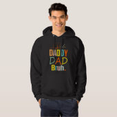 Dada Daddy Dad Bruh Best Dad Ever Husband Daddy Fa Hoodie (Voorkant volledig)