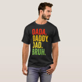 Dada Daddy Dad Bruh Daddy And Me Son Daughter Fath T-shirt (Voorkant volledig)