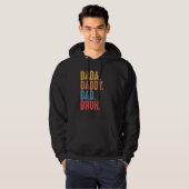 Dada Daddy Dad Bruh Father s Day 1 Hoodie (Voorkant volledig)