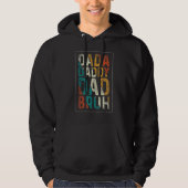 Dada Daddy Dad Bruh  Father s day 1 Hoodie (Voorkant)