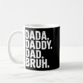 Dada Daddy Dad Bruh Fathers Day Funny Dad Bruh Men Koffiemok (Links)