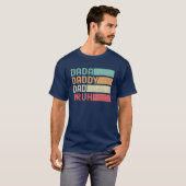 Dada Daddy Dad Bruh Grappig Cadeau voor Vaderdag T-shirt (Voorkant volledig)