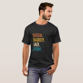Dada Daddy Dad Bruh Grappige Kinder zoon Dochter V T-shirt (Voorkant volledig)