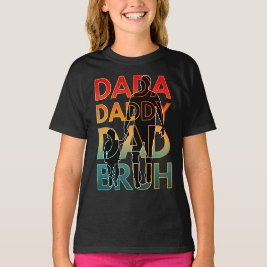 DADA DADDY DAD BRUH T-SHIRT (Voorkant)