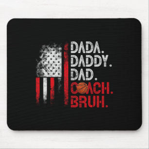 Dada Daddy Pap Coach Bruh Schets Pap Ons Vlag Vade Muismat