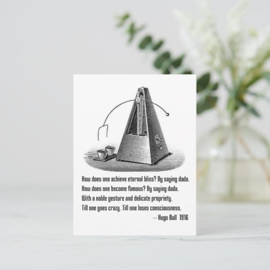 Dada Defined Briefkaart (Staand voorkant)