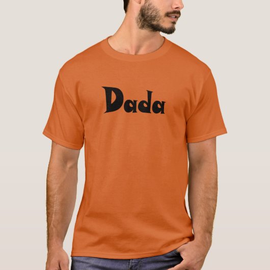 Dada Design Mooie Lettertype T-shirt (Voorkant)