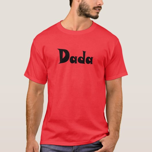 Dada Design Mooie Lettertype T-shirt (Voorkant)