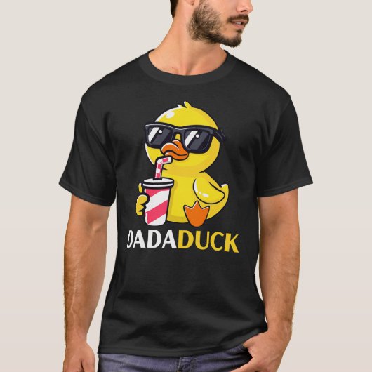 Dada Duck Rubber Duck Birthday Party Family Matchi T-shirt (Voorkant)