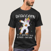 Dada eenhoorn vaderdag t-shirt (Voorkant)