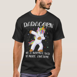 Dada eenhoorn vaderdag t-shirt