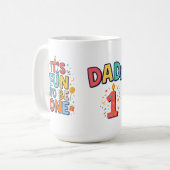 Dada Eerste Verjaardag Cadeau Mok (Voorkant links)