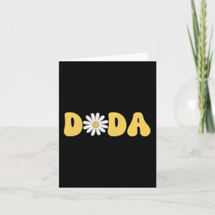 Dada en mama eerste verjaardag meisje wilde bloem  kaart