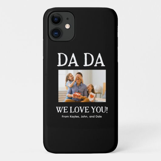 Dada Fathers Day gepersonaliseerd op maat Case-Mate iPhone Case (Achterkant)