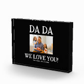 Dada Fathers Day gepersonaliseerd op maat Fotoblokken (Rechts)