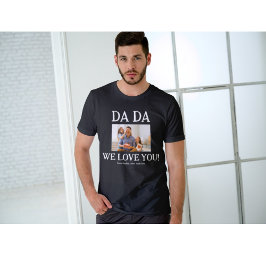 Dada Fathers Day gepersonaliseerd op maat T-shirt