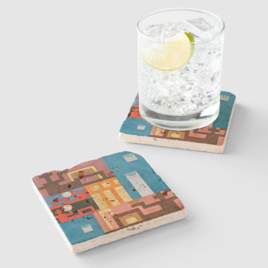 Dada Figures | Sophie Taeuber-Arp | Stenen Onderzetter (Zijkant)