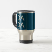 DADA First Vaderdag New Dad Gifts MAMA Family Reisbeker (Voorkant links)
