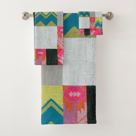 Dada Flowers Garden | Sophie Taeuber-Arp | Bad Handdoek (Insitu)