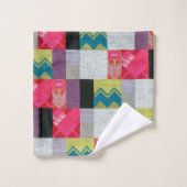 Dada Flowers Garden | Sophie Taeuber-Arp | Bad Handdoek (Wasdoekje)