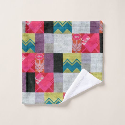 Dada Flowers Garden | Sophie Taeuber-Arp | Bad Handdoek (Wasdoekje)