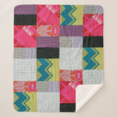 Dada Flowers Garden | Sophie Taeuber-Arp | Sherpa Deken (Voorkant)