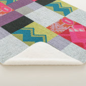 Dada Flowers Garden | Sophie Taeuber-Arp | Sherpa Deken (3/4)